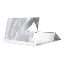 Load image into Gallery viewer, 12 inch Desktop Folding Wood Bracket with Mobile Phone Screen Magnifier