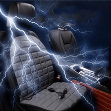 Load image into Gallery viewer, Electric Heated car seat Cushion Winter Car seat Pad Car Heated Seat Covers Universal Conjoined Supplies Black Gray