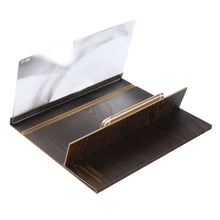 Load image into Gallery viewer, 12 inch Desktop Folding Wood Bracket with Mobile Phone Screen Magnifier